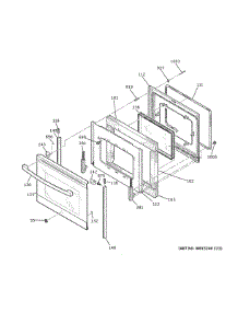 Door parts for Ge Range JB655EK6ES from AppliancePartsPros.com