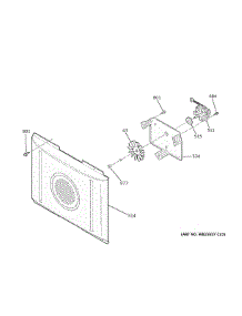 Convection Fan parts for Ge Range JB735EP5ES from AppliancePartsPros.com