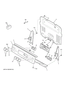 Control Panel parts for Ge Range JB755SJ9SS from AppliancePartsPros.com
