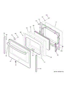 Lower Door parts for Ge Range JB860DJ4WW from AppliancePartsPros.com