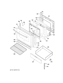 Door Drawer Parts parts for Ge Range JBS360DM4BB from AppliancePartsPros.com