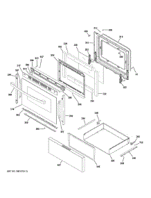 Door Drawer Parts parts for Ge Range JBS62RW1SS from AppliancePartsPros.com