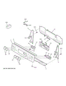 Stainless Trim Control parts for Ge Range JBS86SP6SS from AppliancePartsPros.com