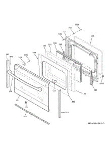 Flat Badge Asm parts for Ge Range JBS86SP6SS from AppliancePartsPros.com