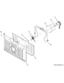 Convection Fan parts for Ge Wall Oven JCK5000DF4BB from AppliancePartsPros.com