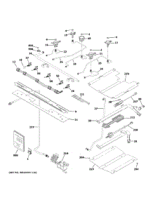 Gas Burner Parts parts for Ge Range JGB660EP1ES from AppliancePartsPros.com