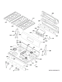 Control Panel Cooktop parts for Ge Range JGB660FEJ2DS from AppliancePartsPros.com