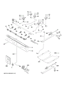 Gas Burner Parts parts for Ge Range JGB660SEJ5SS from AppliancePartsPros.com