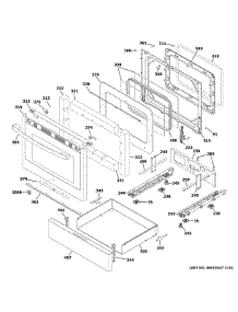 Door Drawer Parts parts for Ge Range JGB660SEJ5SS from AppliancePartsPros.com