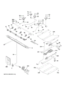Gas Burner Parts parts for Ge Range JGB700DEJ5BB from AppliancePartsPros.com
