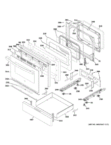 Door Drawer Parts parts for Ge Range JGB700DEJ5WW from AppliancePartsPros.com