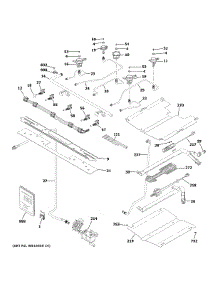 Gas Burner Parts parts for Ge Range JGB720FEJ2DS from AppliancePartsPros.com