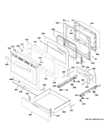 Door Drawer Parts parts for Ge Range JGB720FEJ2DS from AppliancePartsPros.com