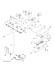 Gas Burner Parts parts for Ge Range JGB735DP1WW from AppliancePartsPros.com