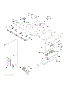 Gas Burner Parts parts for Ge Range JGB735FP1DS from AppliancePartsPros.com