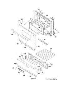 Door Drawer Parts parts for Ge Range JGBS10DEM2WW from AppliancePartsPros.com