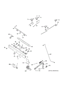 Gas Burner Parts parts for Ge Range JGBS10DEM5BB from AppliancePartsPros.com
