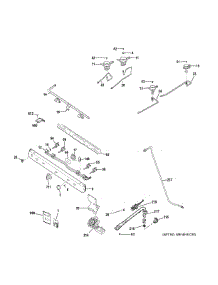 Gas Burner Parts parts for Ge Range JGBS30DEK7BB from AppliancePartsPros.com