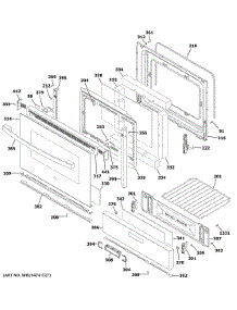 Door Drawer Parts parts for Ge Range JGBS30DEK7WW from AppliancePartsPros.com