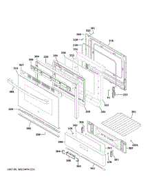 Door Drawer Parts parts for Ge Range JGBS60DEK5CC from AppliancePartsPros.com