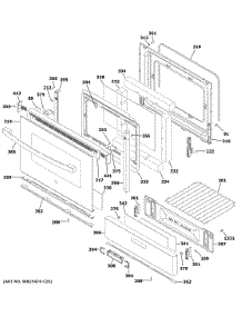 Door Drawer Parts parts for Ge Range JGBS60DEK6WW from AppliancePartsPros.com