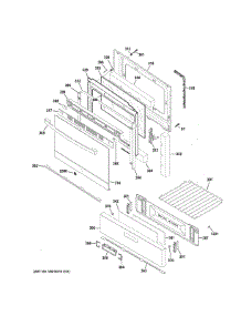 Door Drawer Parts parts for Ge Range JGBS60REK7SS from AppliancePartsPros.com
