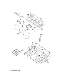 Control Panel & Cooktop parts for Ge Range JGBS60REK8SS from AppliancePartsPros.com