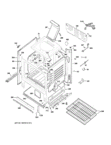 Body Parts parts for Ge Range JGBS61DP1BB from AppliancePartsPros.com