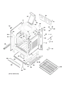 Body Parts parts for Ge Range JGBS61RP3SS from AppliancePartsPros.com