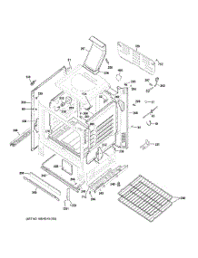 Body Parts parts for Ge Range JGBS61RP3SS from AppliancePartsPros.com
