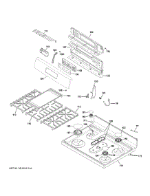 Control Panel & Cooktop parts for Ge Range JGBS66EEK7ES from AppliancePartsPros.com
