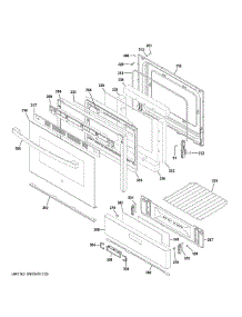 Door Drawer Parts parts for Ge Range JGBS66EEK8ES from AppliancePartsPros.com
