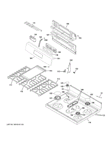 Control Panel & Cooktop parts for Ge Range JGBS66REK7SS from AppliancePartsPros.com