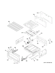 Upper Oven parts for Ge Range JGBS86SP4SS from AppliancePartsPros.com