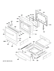 Door Drawer Parts parts for Ge Range JGS760DEL4WW from AppliancePartsPros.com