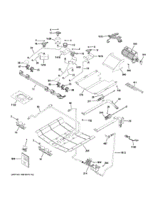 Gas & Burner Parts parts for Ge Range JGS760DP5WW from AppliancePartsPros.com