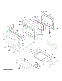 Door & Drawer Parts parts for Ge Range JGS760DP5WW from AppliancePartsPros.com
