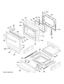 Door Drawer Parts parts for Ge Range JGS760FP3DS from AppliancePartsPros.com