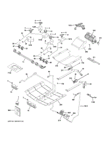 Gas Burner Parts parts for Ge Range JGS760FP4DS from AppliancePartsPros.com