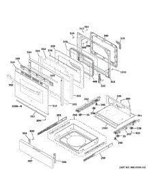 Door Drawer Parts parts for Ge Range JGSS66EEL3ES from AppliancePartsPros.com
