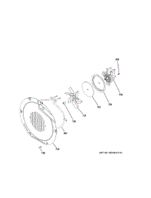 Convection Fan parts for Ge Range JGSS86SP3SS from AppliancePartsPros.com