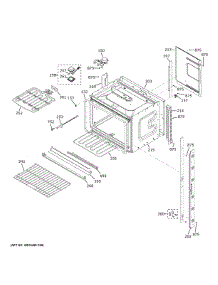Gasket Oven Door parts for Ge Wall Oven JKD3000DN4WW from AppliancePartsPros.com