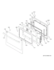 Insulation Dr Top parts for Ge Wall Oven JKD3000DN4WW from AppliancePartsPros.com