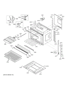 Gasket Oven Door parts for Ge Wall Oven JKS5000DV2BB from AppliancePartsPros.com