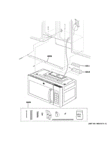 Installation Parts parts for Ge Microwave JNM3184RP9SS from AppliancePartsPros.com