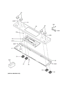 Control Panel parts for Ge Range JSS86SP8SS from AppliancePartsPros.com