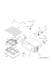Upper Oven parts for Ge Range JSS86SP8SS from AppliancePartsPros.com