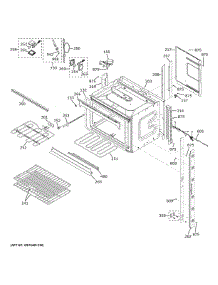 Oven Door Gasket parts for Ge Wall Oven JTD5000EV2ES from AppliancePartsPros.com