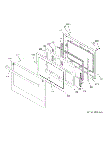 Insulation Dr Top parts for Ge Wall Oven JTD5000SV2SS from AppliancePartsPros.com