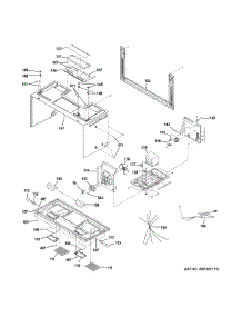 Interior Parts parts for Ge Microwave JVM3160EF4ES from AppliancePartsPros.com